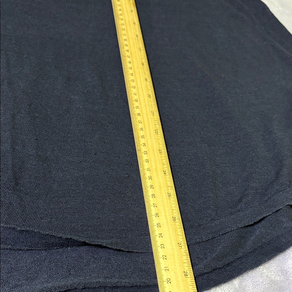 Eileen Fisher Deep Blue Long Sleeve Top - Picture 3 of 10